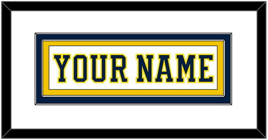 Michigan Hockey Nameplate - Home White (2019-2020) - Signature Tier 1