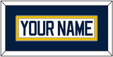 Michigan Hockey Nameplate - Home White - Single Mat 2