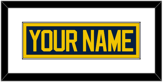 Michigan Hockey Nameplate - Road Blue - Essential Tier 1