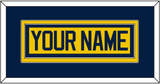 Michigan Hockey Nameplate - Alternate Maize - Double Mat 3