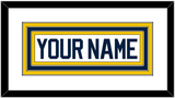 Michigan Hockey Nameplate - Home White (2021-2023) - Triple Mat 2