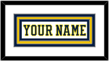 Michigan Hockey Nameplate - Home White (2019-2020) - Triple Mat 1