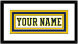 Michigan Hockey Nameplate - Home White (2019-2020) - Triple Mat 2