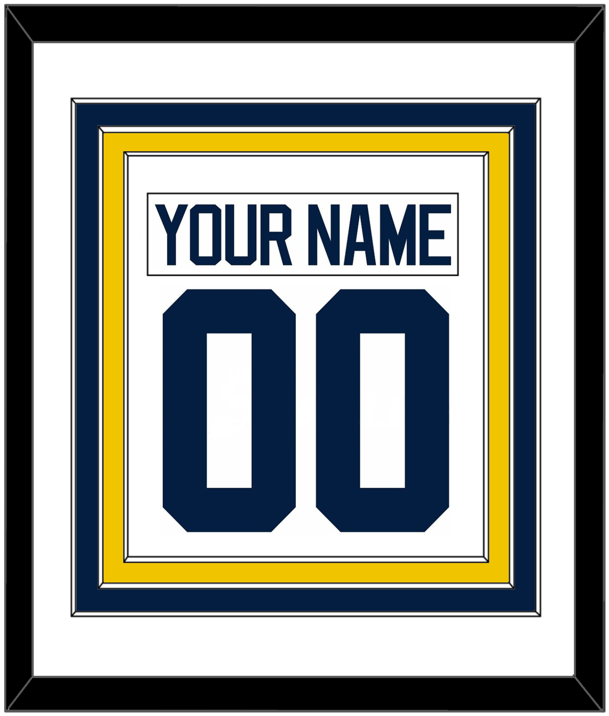 Michigan Nameplate & Full-Size Number - Combined