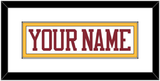 Minnesota Hockey Nameplate - Home White - Single Mat 1