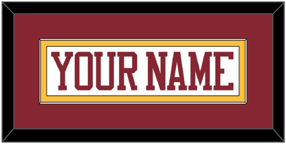 Minnesota Hockey Nameplate - Home White - Essential Tier 2