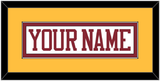 Minnesota Hockey Nameplate - Home White - Single Mat 3