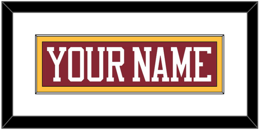 Minnesota Hockey Nameplate - Road Maroon - Essential Tier 1