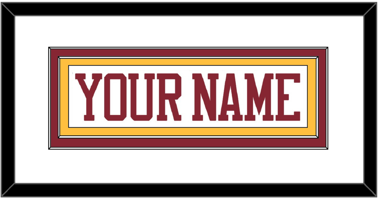 Minnesota Hockey Nameplate - Home White - Signature Tier 1