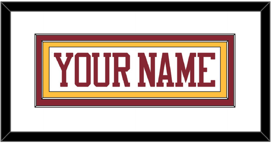 Minnesota Hockey Nameplate - Home White - Signature Tier 1
