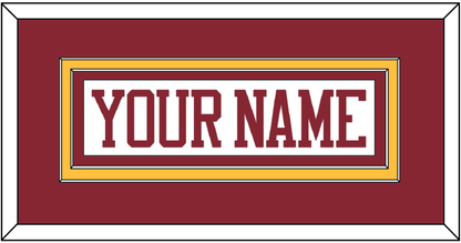 Minnesota Hockey Nameplate - Home White - Signature Tier 2