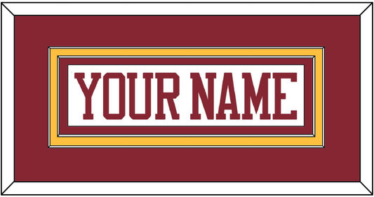 Minnesota Hockey Nameplate - Home White - Signature Tier 2