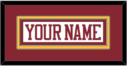Minnesota Hockey Nameplate - Home White - Signature Tier 2