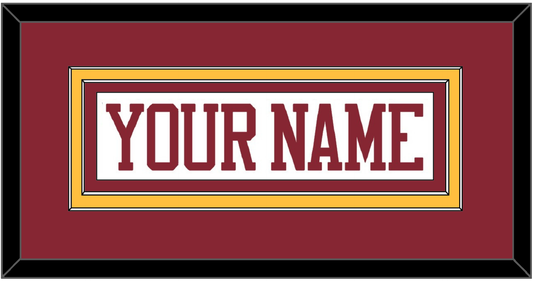 Minnesota Hockey Nameplate - Home White - Signature Tier 2