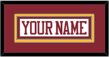 Minnesota Hockey Nameplate - Home White - Double Mat 2