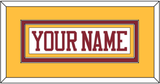 Minnesota Hockey Nameplate - Home White - Double Mat 3