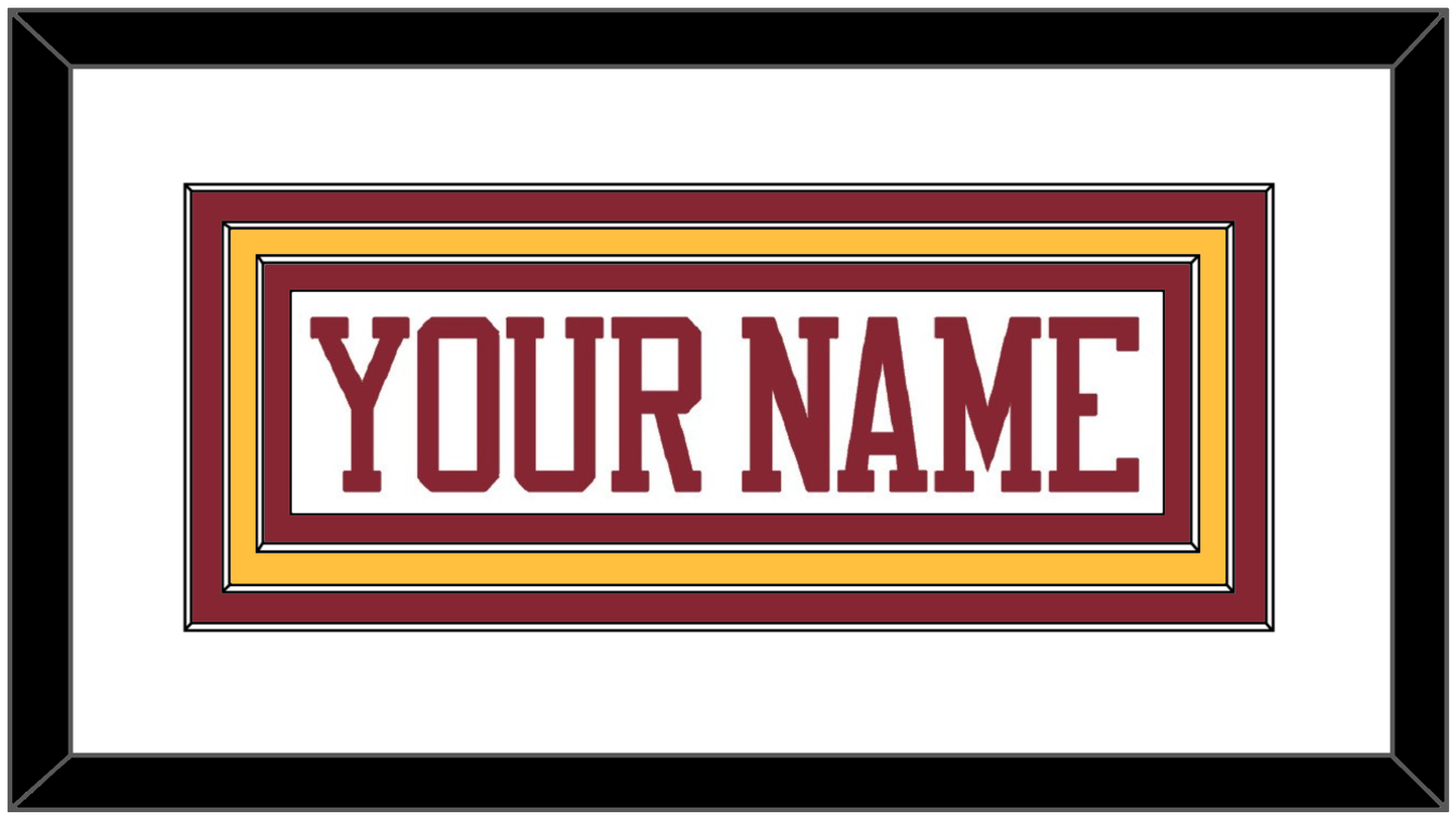 Minnesota Hockey Nameplate - Home White - Premier Tier 1