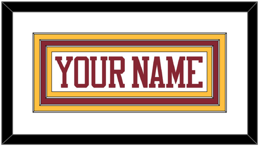 Minnesota Hockey Nameplate - Home White - Premier Tier 2
