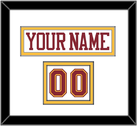 Minnesota Nameplate & Number (Shoulder) - Home White - Signature Tier 1