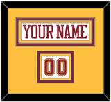 Minnesota Nameplate & Number (Shoulder) - Home White - Triple Mat 3