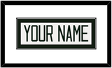 Michigan State Hockey Nameplate - Home White - Single Mat 1