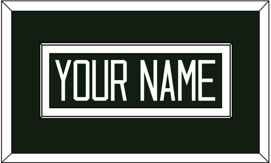Michigan State Hockey Nameplate - Road Green - Essential Tier 1