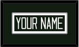 Michigan State Hockey Nameplate - Road Green - Single Mat 1