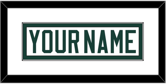 Michigan State Hockey Nameplate - Home White (2017-2019) - Essential Tier 1