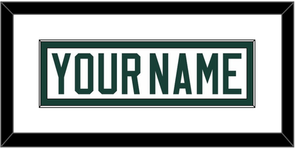 Michigan State Hockey Nameplate - Home White (2006-2007) - Essential Tier 1