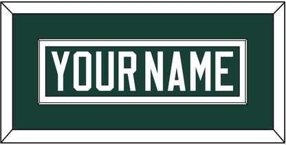 Michigan State Hockey Nameplate - Road Green (2017-2019)- Essential Tier 1