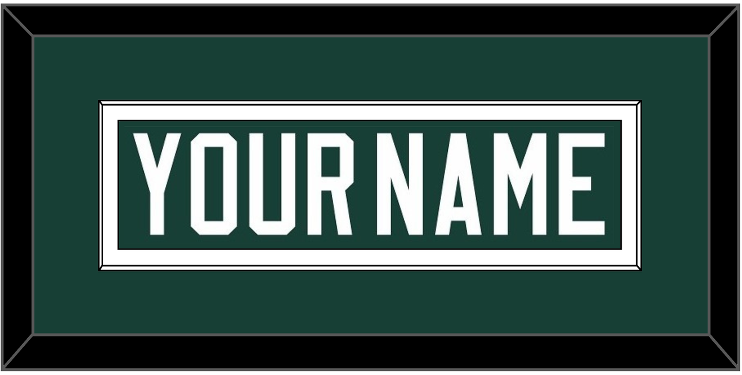 Michigan State Hockey Nameplate - Road Green (2017-2019)- Essential Tier 1