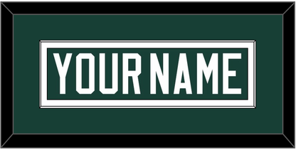 Michigan State Hockey Nameplate - Road Green (2017-2019)- Essential Tier 1