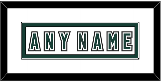Michigan State Hockey Nameplate - Alternate Home White (2006-2007) - Essential Tier 1