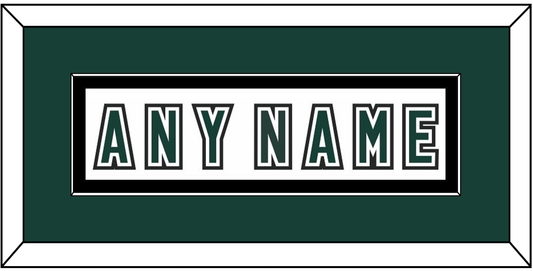 Michigan State Hockey Nameplate - Alternate Home White (2006-2007) - Essential Tier 2