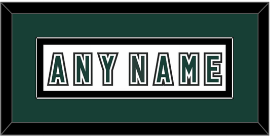Michigan State Hockey Nameplate - Alternate Home White (2006-2007) - Essential Tier 2