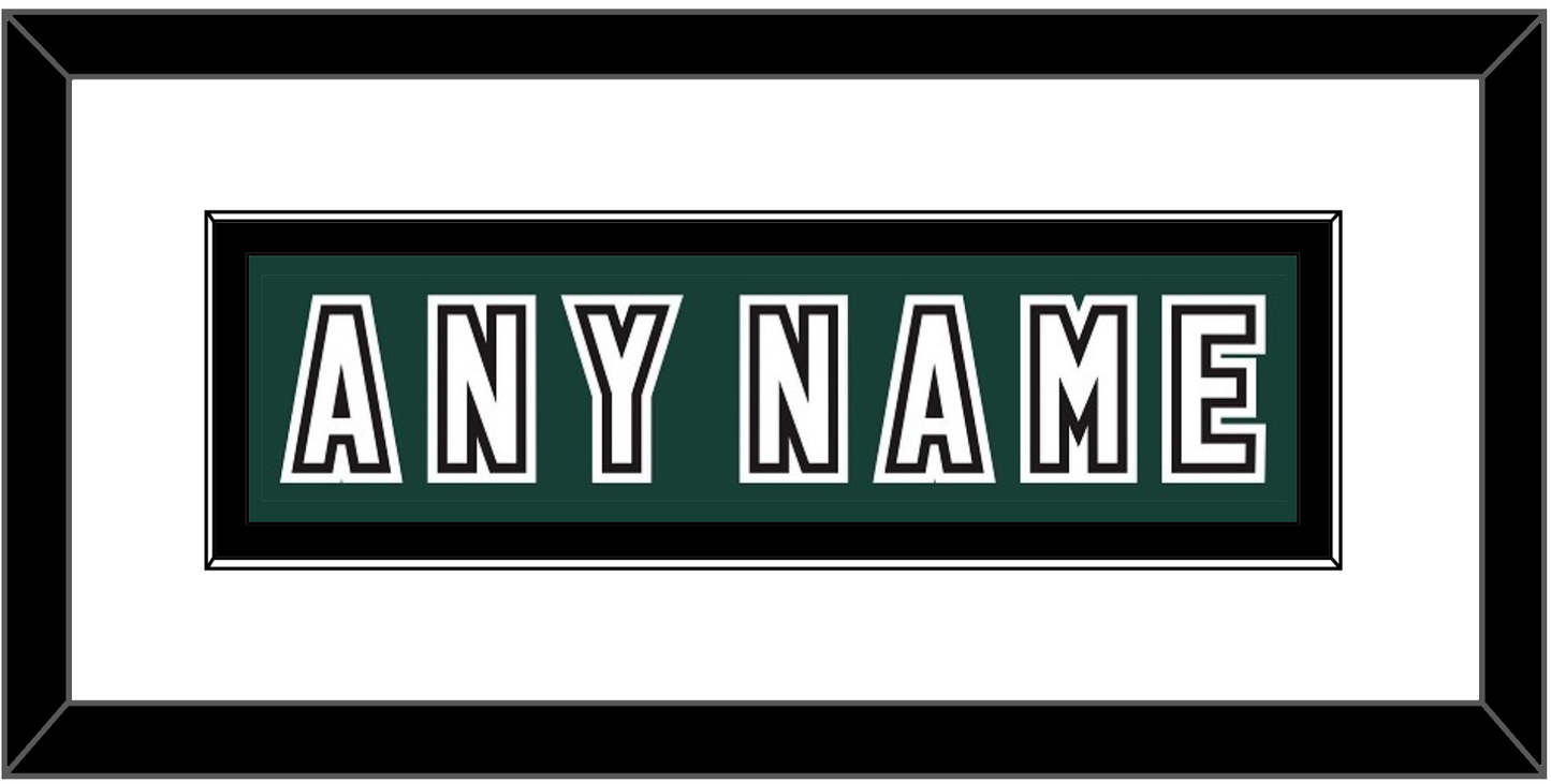 Michigan State Hockey Nameplate - Alternate Road Green (2006-2007) - Essential Tier 1