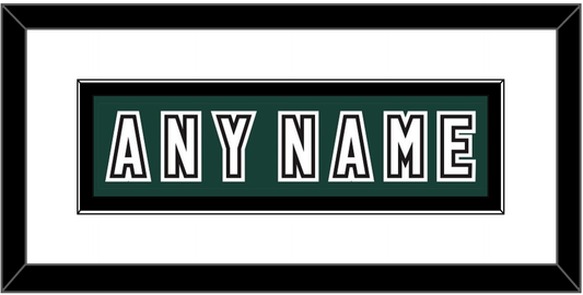 Michigan State Hockey Nameplate - Alternate Road Green (2006-2007) - Essential Tier 1
