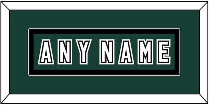 Michigan State Hockey Nameplate - Alternate Road Green (2006-2007) - Essential Tier 2