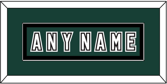 Michigan State Hockey Nameplate - Alternate Road Green (2006-2007) - Essential Tier 2