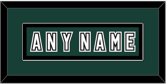 Michigan State Hockey Nameplate - Alternate Road Green (2006-2007) - Essential Tier 2