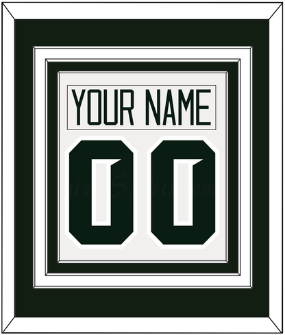 Michigan State Nameplate & Full-Size Number - Combined