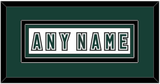 Michigan State Hockey Nameplate - Alternate Home White (2006-2007) - Double Mat 2