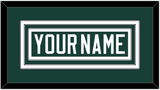 Michigan State Hockey Nameplate - Road Green (2017-2019) - Triple Mat 1