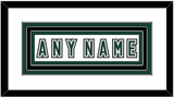 Michigan State Hockey Nameplate - Alternate Home White (2006-2007) - Triple Mat 1