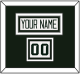 Michigan State Hockey Nameplate & Number (Shoulder) - Home White - Triple Mat 1