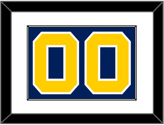 Navy Basketball Number - Road Blue (1983-1987) - Essential Tier 1