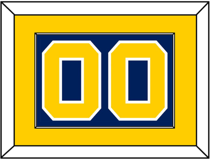 Navy Basketball Number - Road Blue (1983-1987) - Essential Tier 2