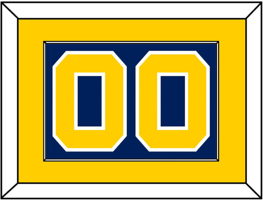 Navy Basketball Number - Road Blue (1983-1987) - Essential Tier 2