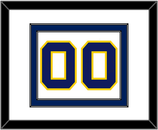 Navy Basketball Number - Home White (1983-1987) - Signature Tier 1