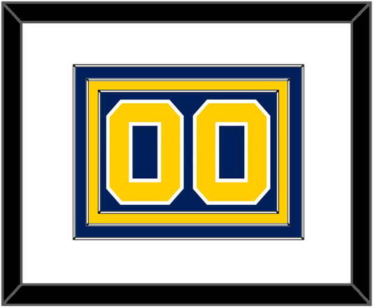 Navy Basketball Number - Road Blue (1983-1987) - Premier Tier 1